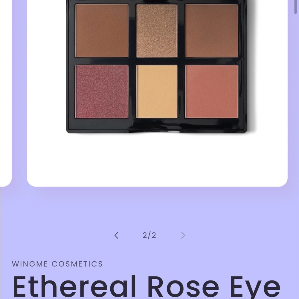 Ethereal Rose Eye Palette — Warm Rose & Neutral Tones